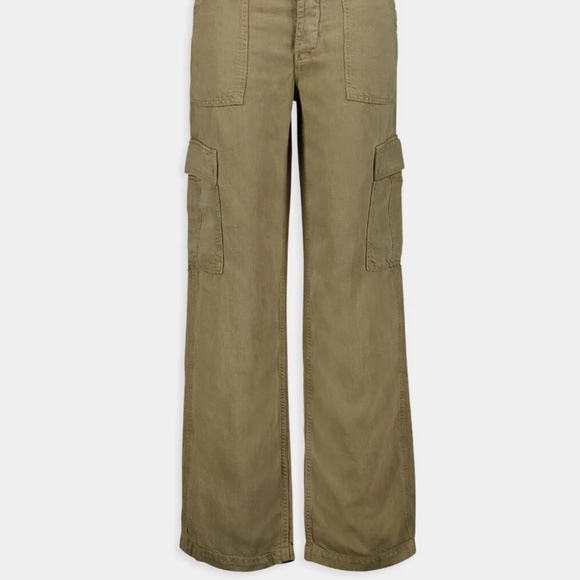 MOTHER Flare & Wide Leg Jeans in Olive - Picture 2 of 10